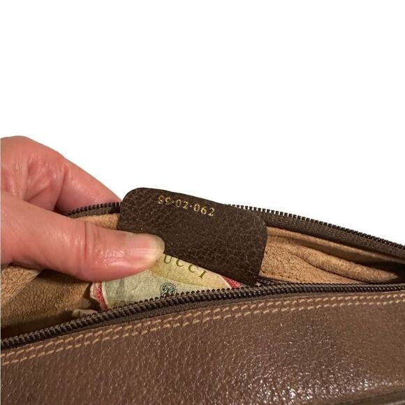 Vintage Gucci canvas and leather bag - Picture 15 of 16